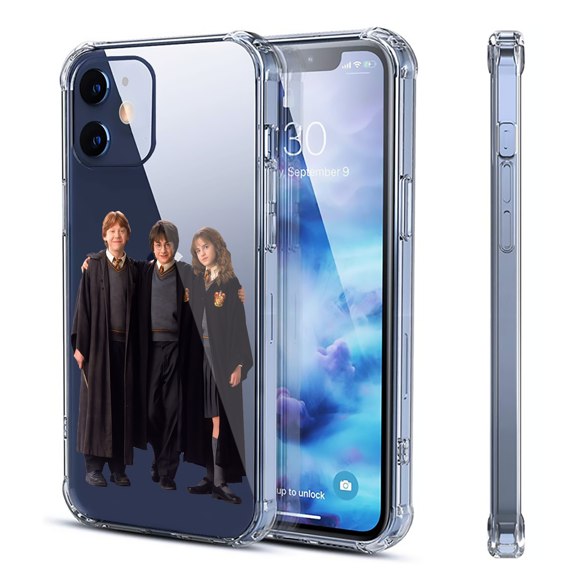 （画像用） Harry Potter ハリー・ポッターシリーズ 【iPhone 12シリーズ対応】透明スマホケース（クリアソフトケース）